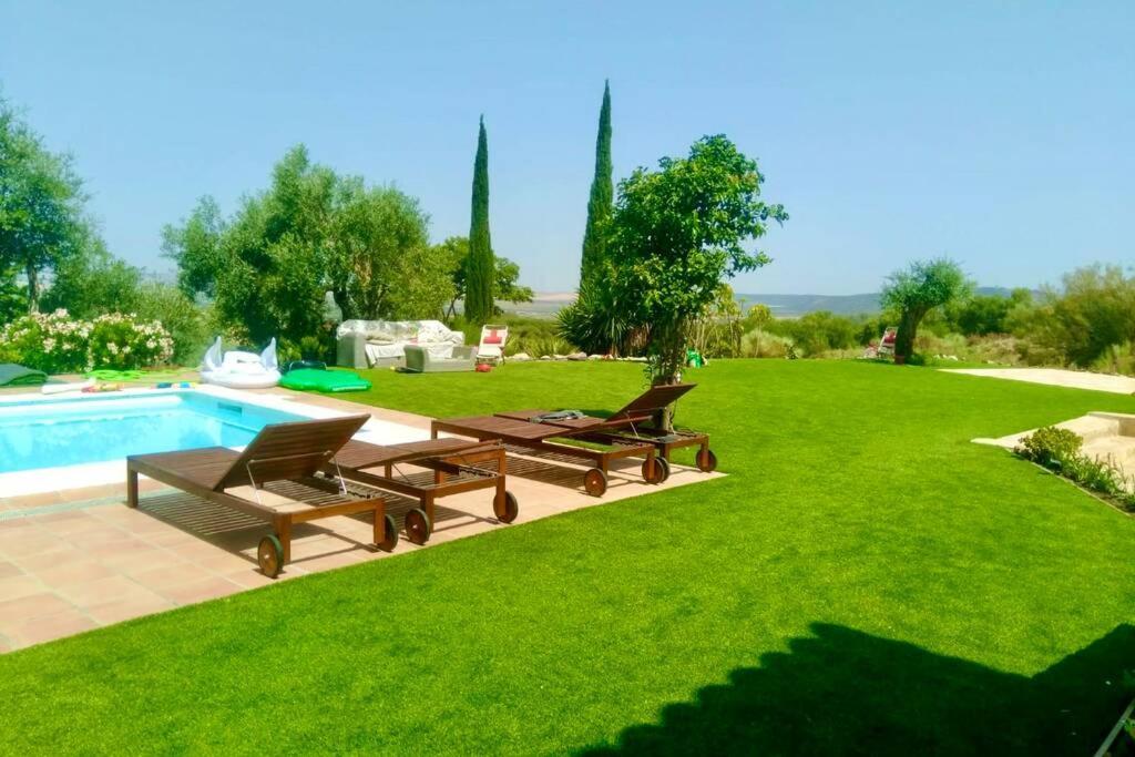 Villa exclusiva con piscina privada, La Tina Golf Arcos de la Frontera Exterior foto